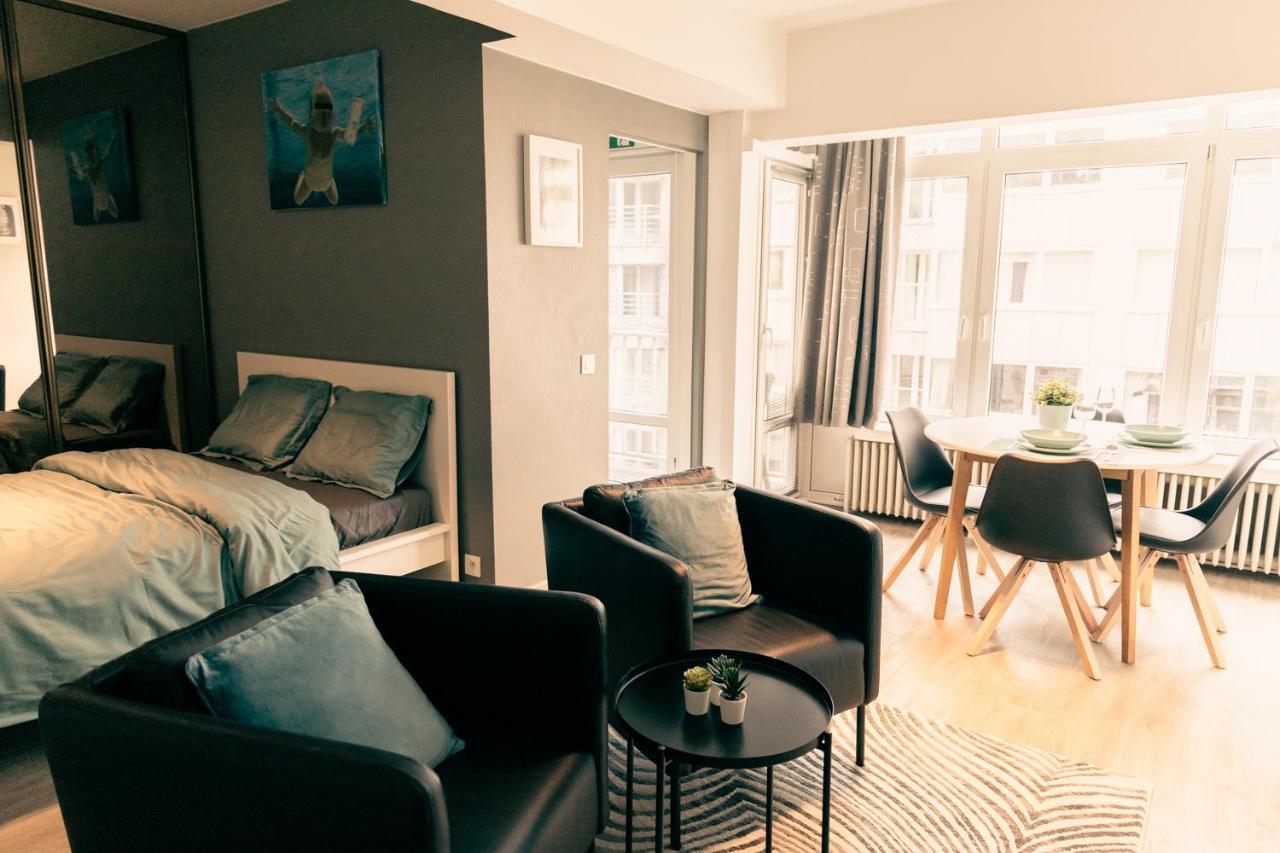 Ruime 2 Pers Studio Bij Casino Oostende: Geniet Van Zee, Kunst, En Relax Extérieur photo